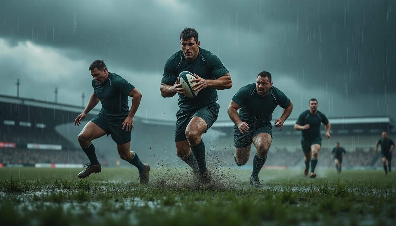 découvrez comment les mauvaises conditions météorologiques impactent les paris sportifs sur le rugby en réduisant le nombre d'essais marqués lors des matchs.